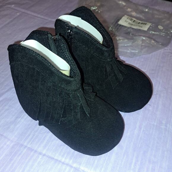 Infant Prewalker Size (12-18 Months) Fringe Style Zip Up Boots - Picture 3 of 8